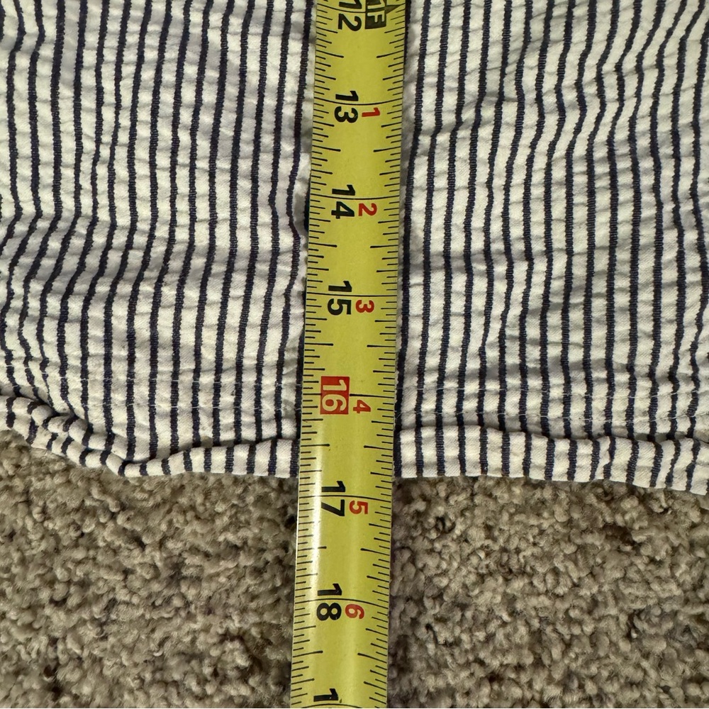 Lands’ End Canvas Striped Skirt With Pockets Size 6 - Picture 11 of 14